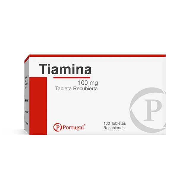 Tiamina 100 Mg Portugal Cja/100 Tab