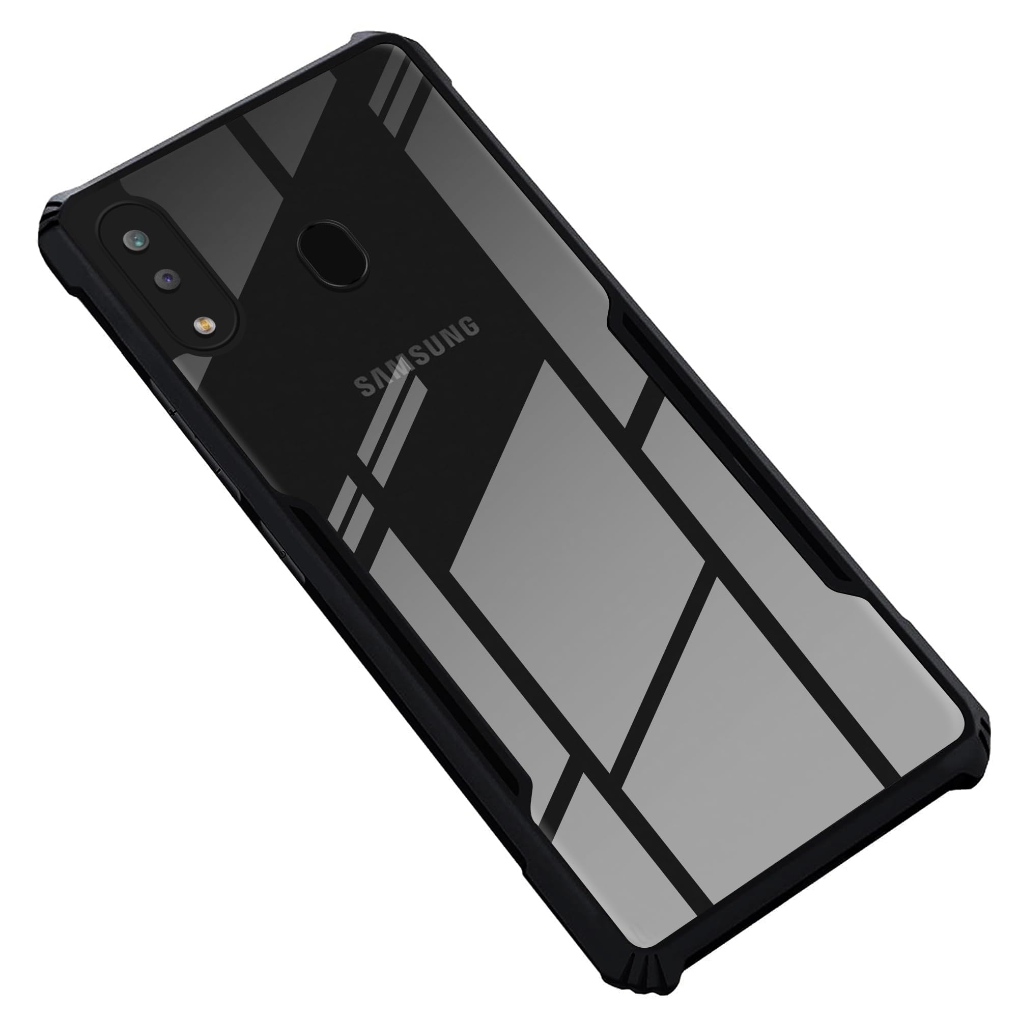 Black Border - Transparent Back iPaky Mobile Back Cover Case
