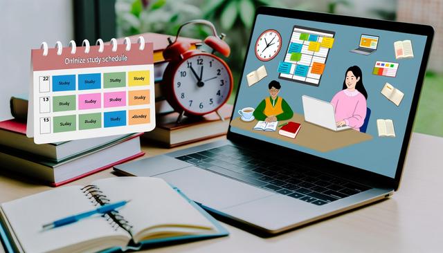 How to Organize Study Schedules for Online Learning