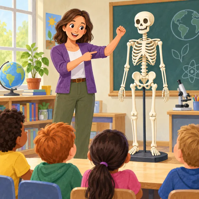 Scene: I have many bones.