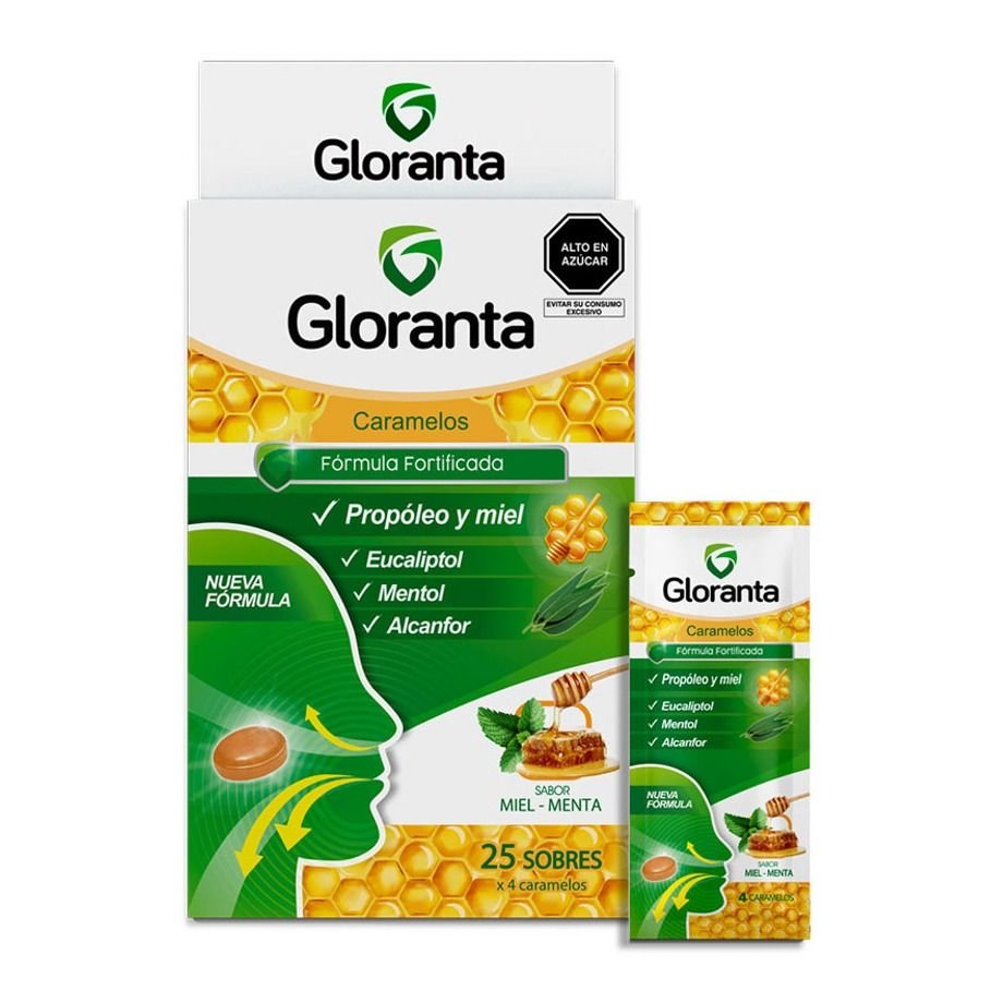 Gloranta Miel/Propoleo Caj/25 S.
