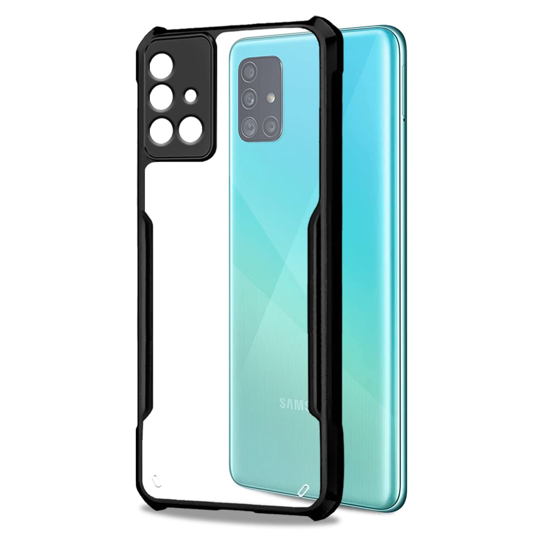 Black Border - Transparent Back iPaky Mobile Back Cover Case