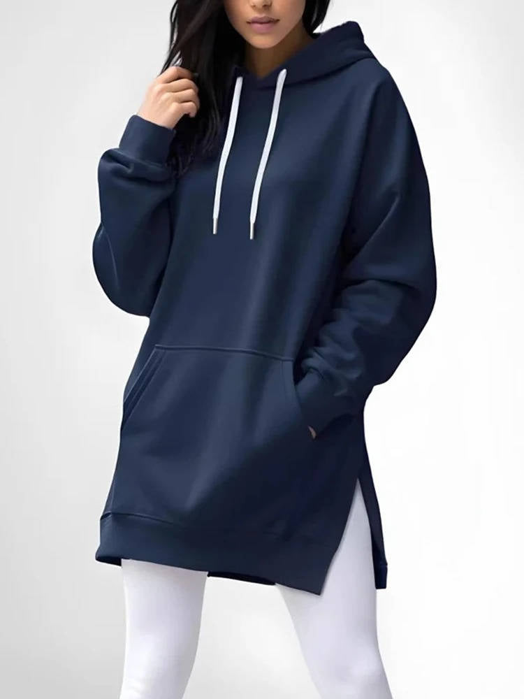 Lavisa - Women's Oversized Hoodie Dress with Soft Fleece Lining