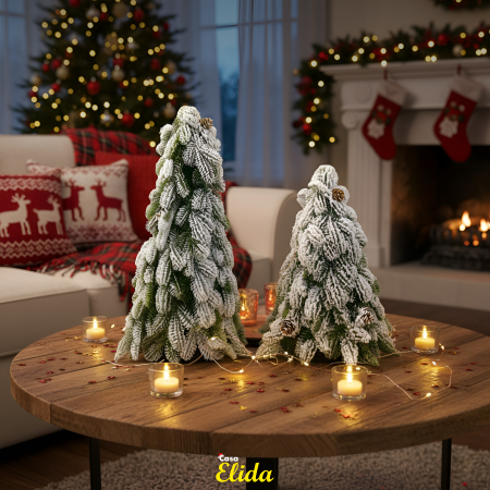 Mini árbol navideño pvc, 33cm