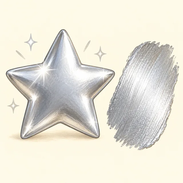 Illustration of silver