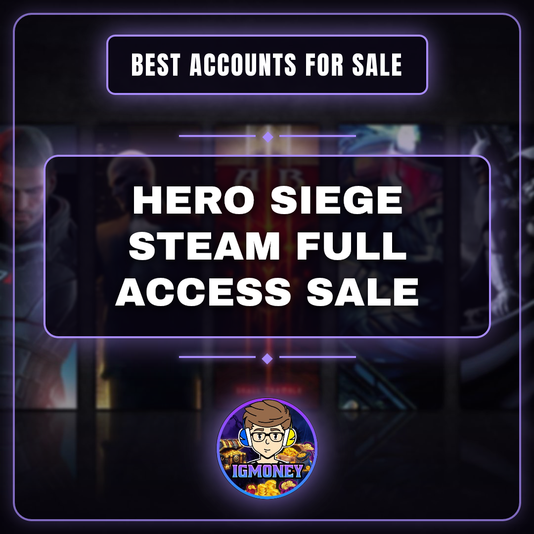 Example of accounts with the game