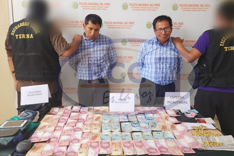 GRUPO TERNA LOGRA INTERVENIR A SUJETOS QUE ESTAFARON CON EL CUENTO DE ...