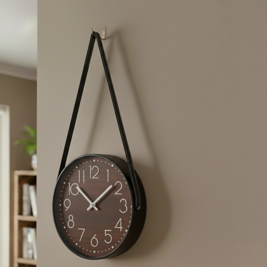 Reloj de pared plástico, 30x4cm