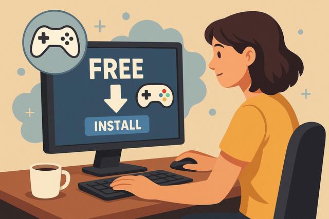 Install free games on PC easily and quickly