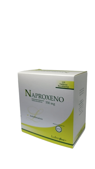 Naproxeno 550Mg Labogen Caja X 100 Tab Rec.