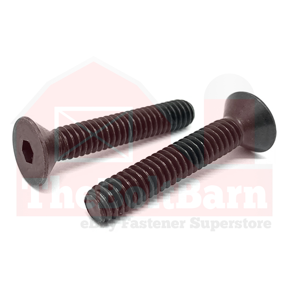 M6-1.0 Class 12.9 Flat Socket Head Cap Screws Black Oxide (Pick Length & Qty) - Picture 2 of 18