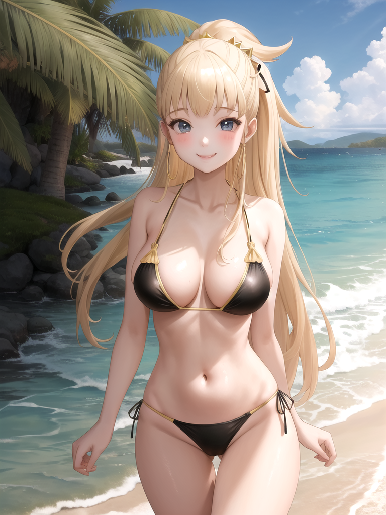 ヒメ02 by Big-Oppai with breasts, large breasts, blonde
