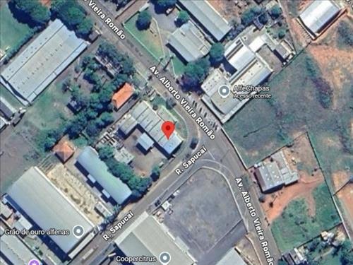 Imóvel Industrial, A.T.- 3.956m², Distrito Industrial, Alfenas/MG (27703) | Grupo Lance