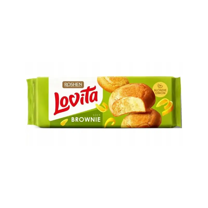 Ciastka brownie cytrynowe “Lovita” 152g
