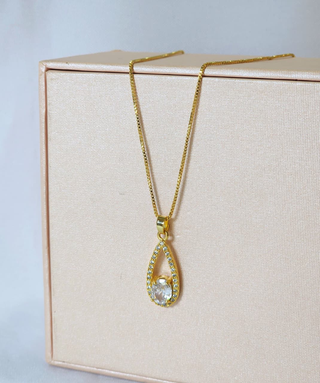 Collar Bañado en Oro para Dama -3