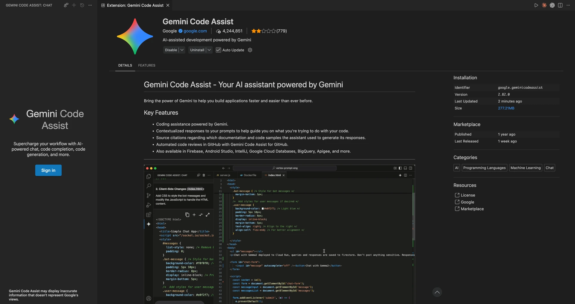 Gemini Code Assist 설치