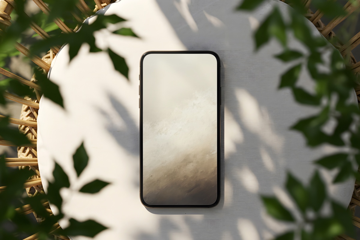 Stormy Coastal Elegance Coastal iPhone Wallpaper