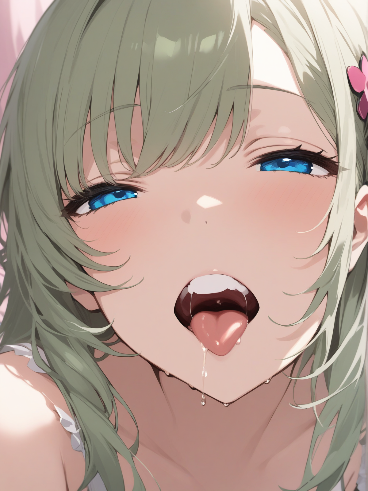 そっくりさん押し倒しえっち by AItester with ai art, girl, virtual YouTuber, first-rate female bodies