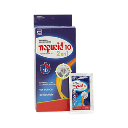 Nopucid 10 2 En 1 Cja/40 Sachets