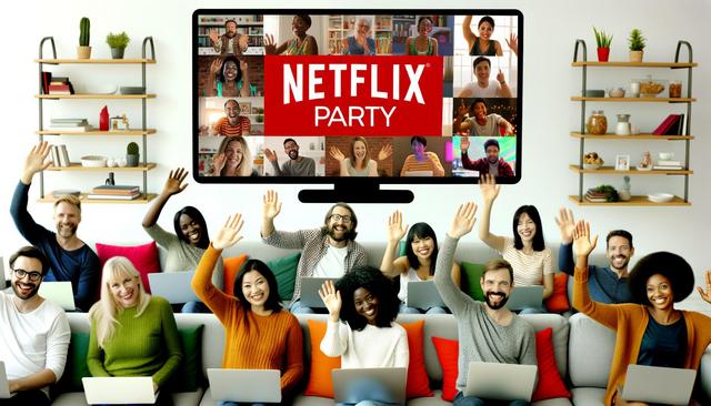 Using Netflix Party for Remote Movie Watching with Friends