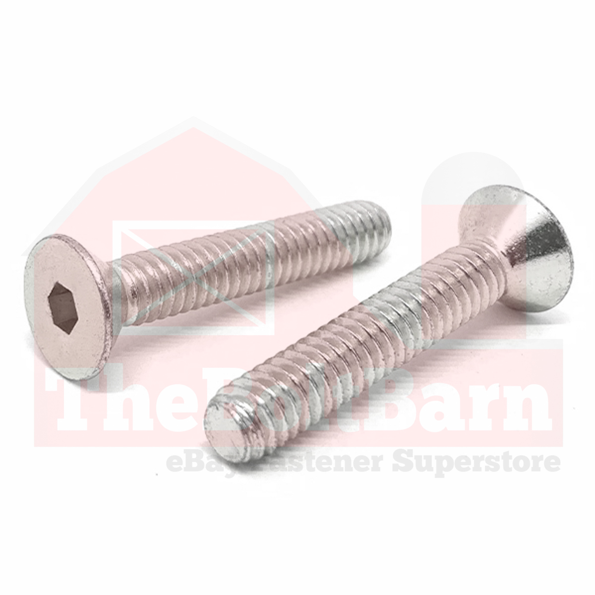 M6-1.00 Stainless A4-70 Flat Head Socket Cap Screws (Choose Length & Qty)