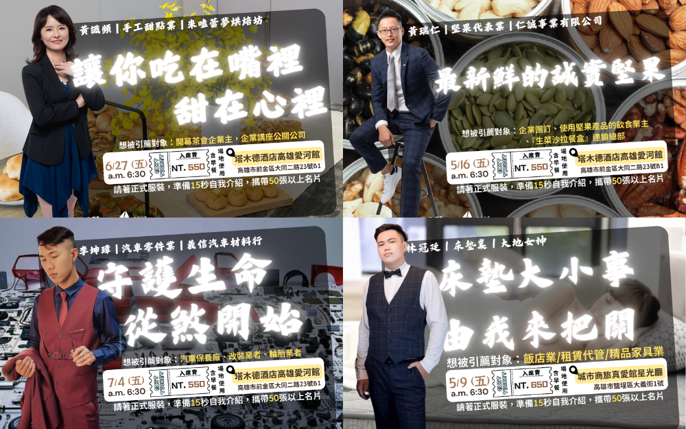 這間高雄行銷公司在每週五都有不同的專案簡報主題