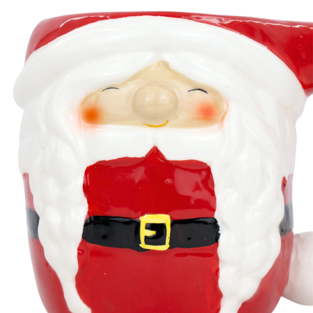 Taza navideña santa, 470ml, cerámica