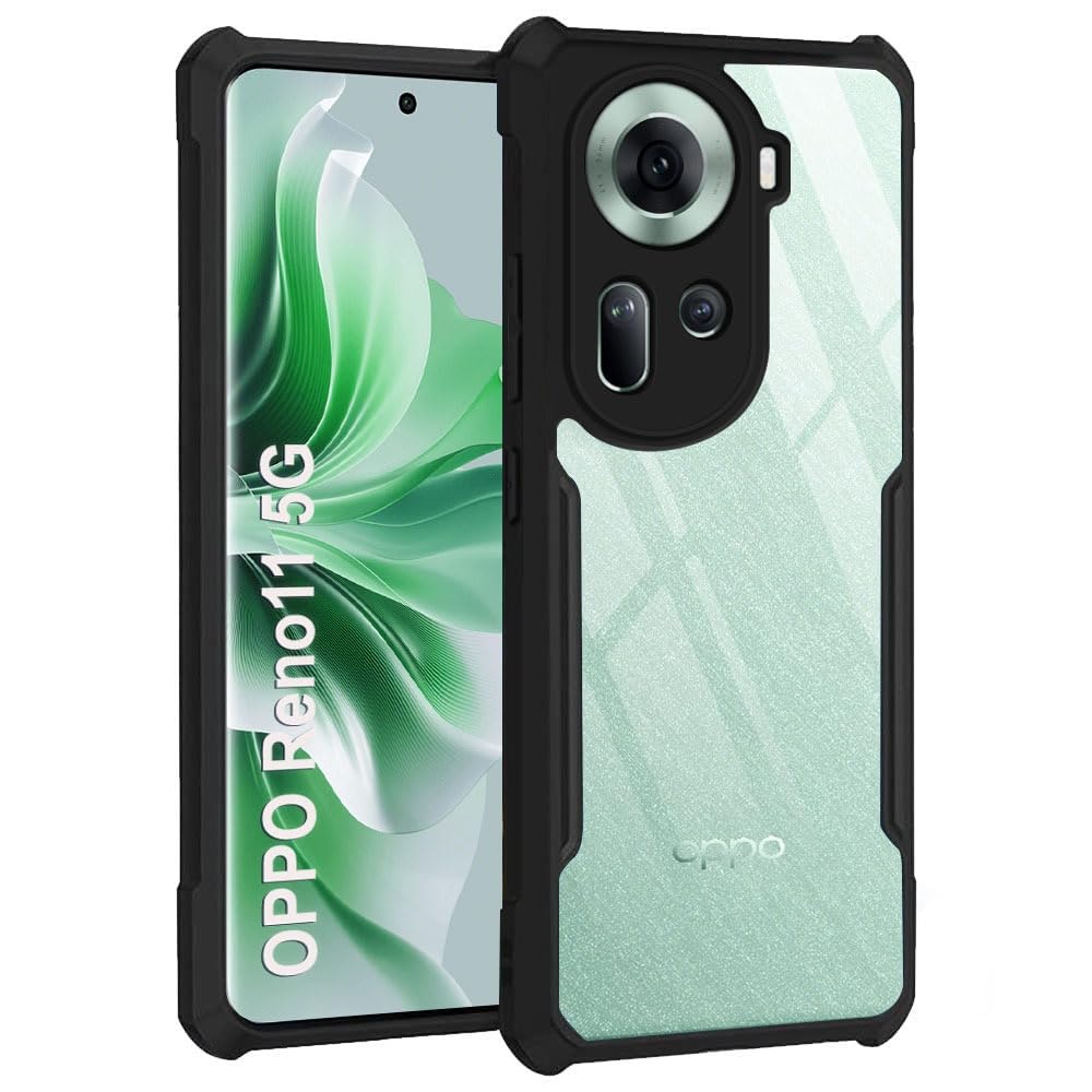 Black Border - Transparent Back iPaky Mobile Back Cover Case