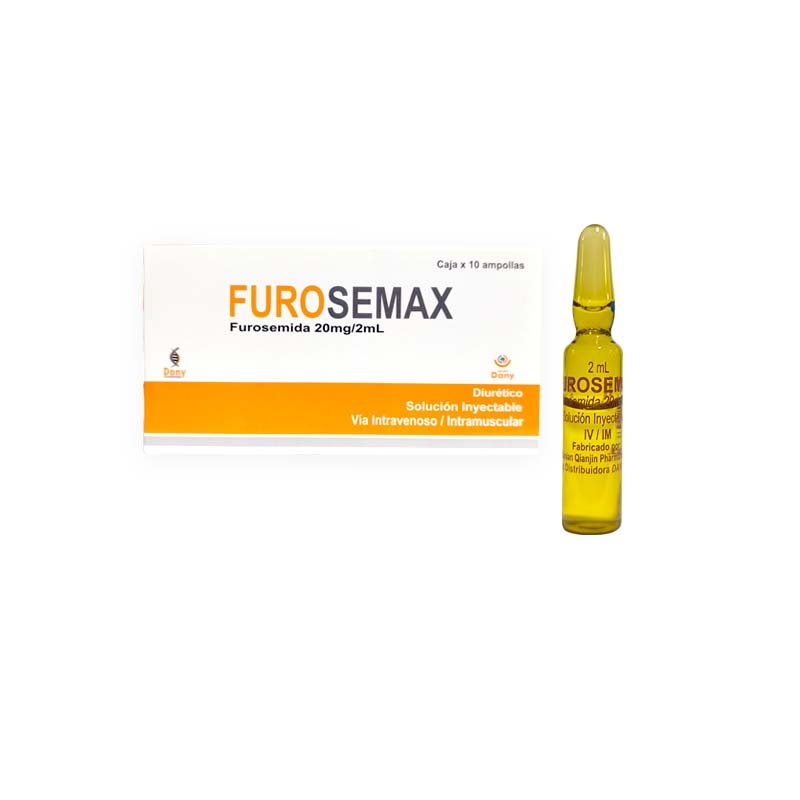 Furosemax 20Mg/2ml Caja X 10Amp