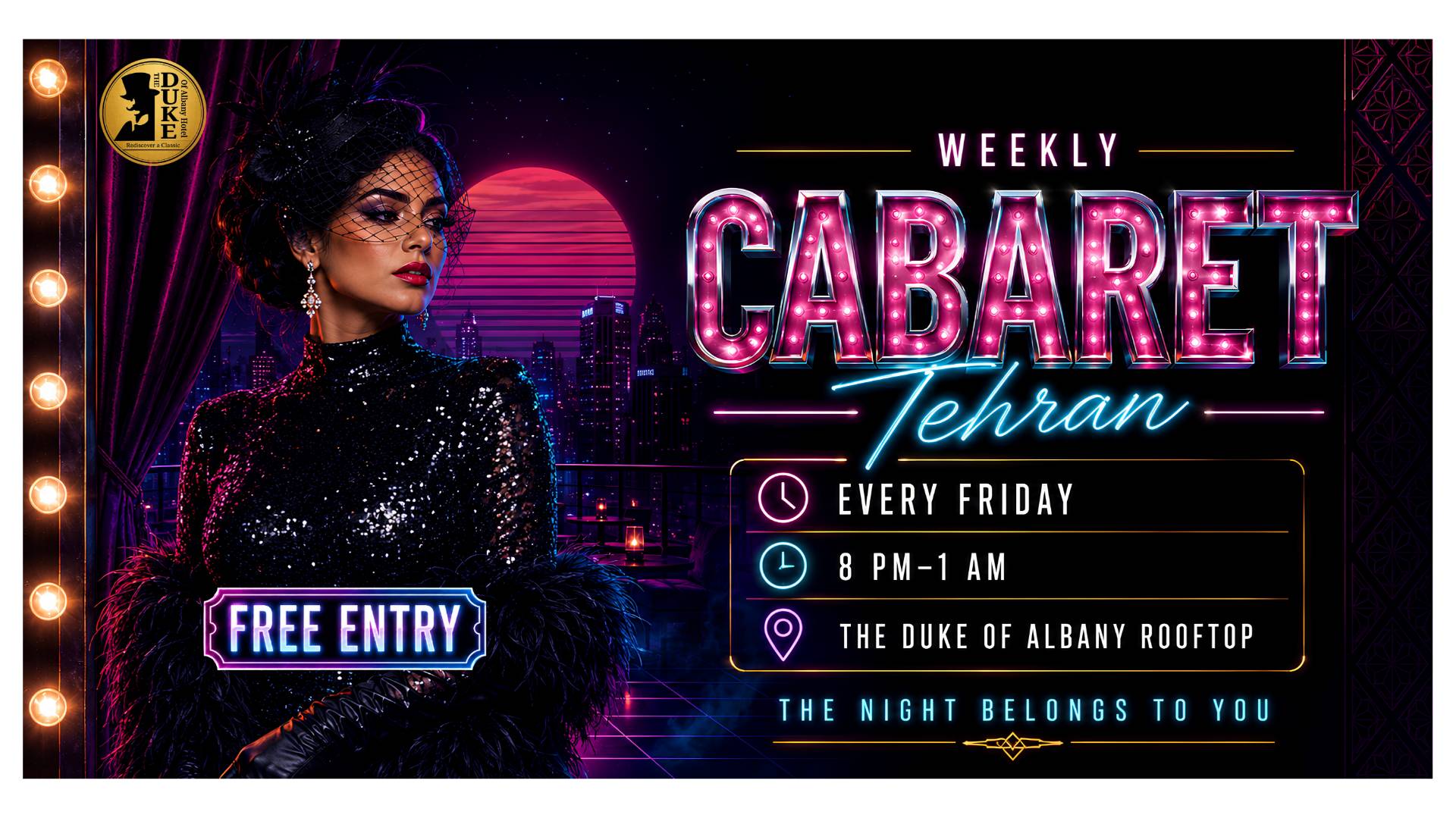 Weekly Cabaret Tehran: Persian Fridays at The Duke