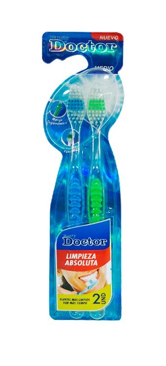 Cepillo Family Doctor Limpieza Absoluta Pakx2