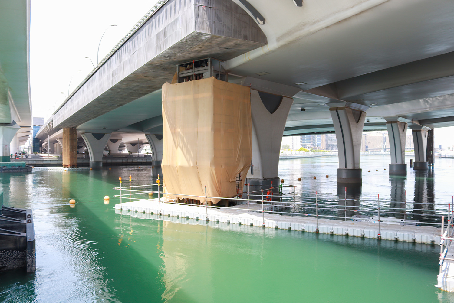 Maintenance & Operations-Shaikh Water Fall of Dubai Canal