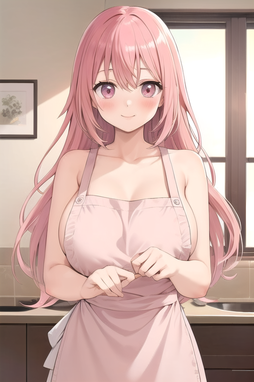 Blessed the naked apron by with ai art, Marin Kitagawa, My Dress-Up Darling
