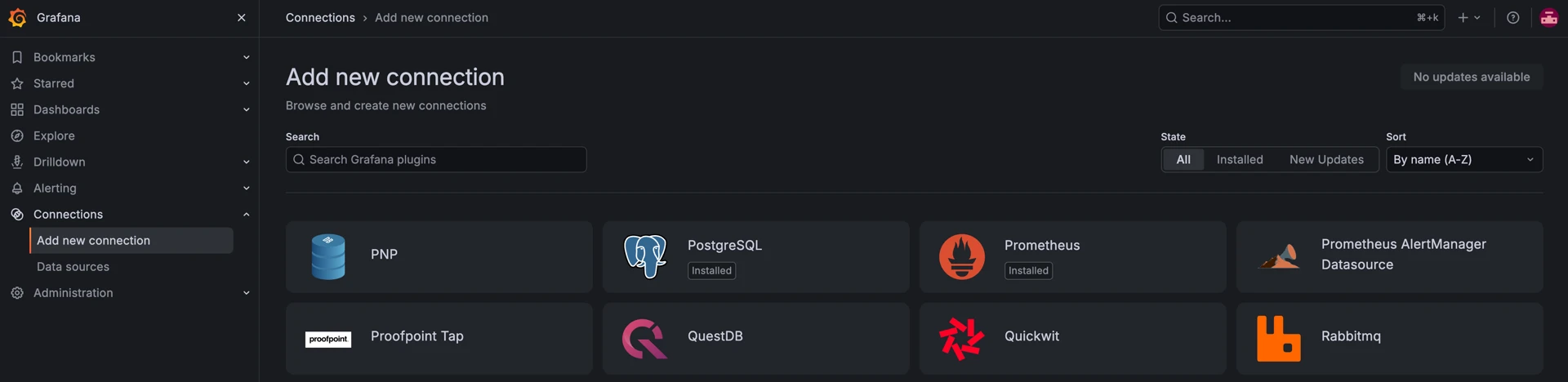 Connections > Add new connection