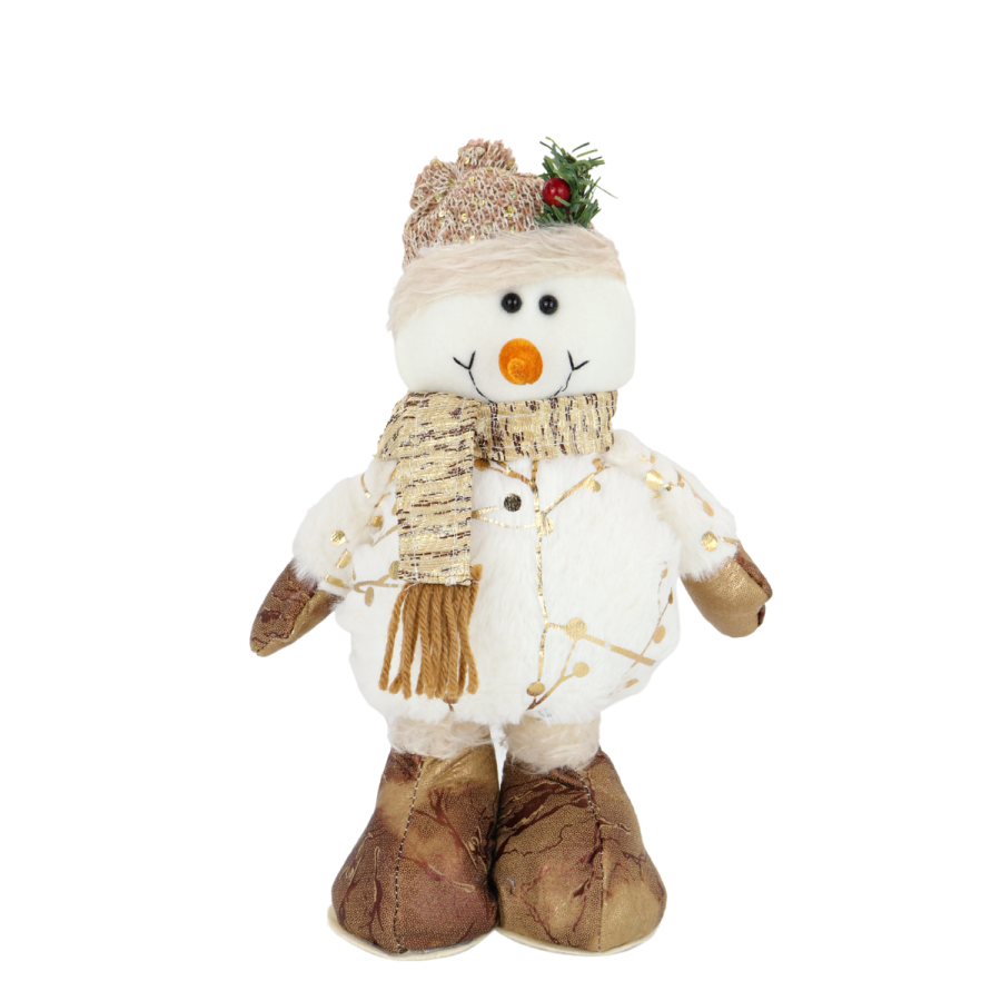 Muñeco patilargo navideño 30cm, tela