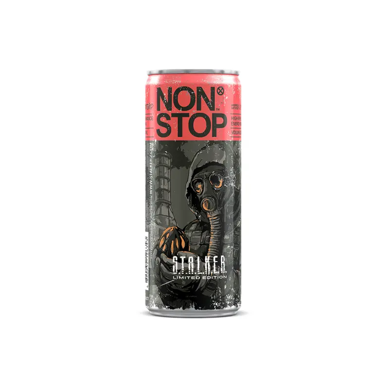 Napój energetyczny Stalker Red “Non Stop” ZWR pusz 250ml
