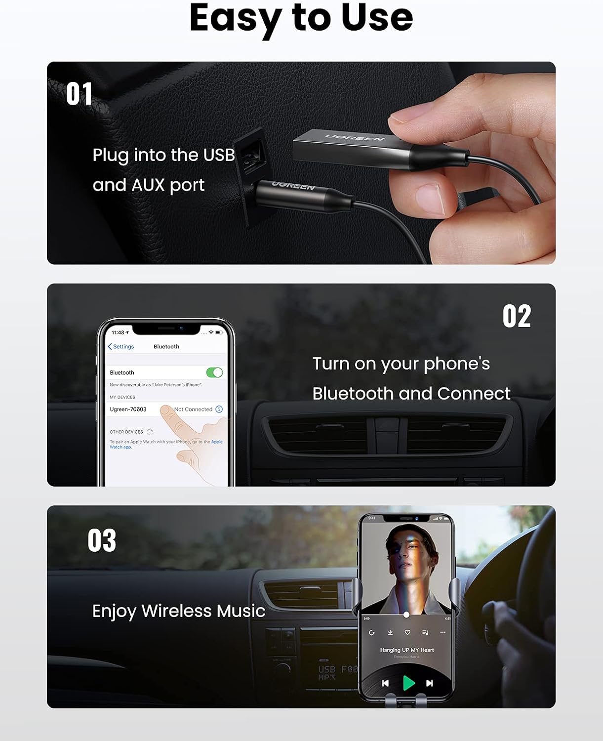 Bluetooth Car Stereo Adapter