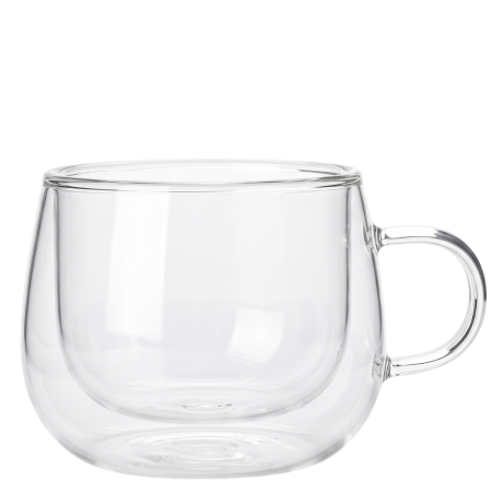 Taza de vidrio resistente al calor vidrio borosilicato, 250ml