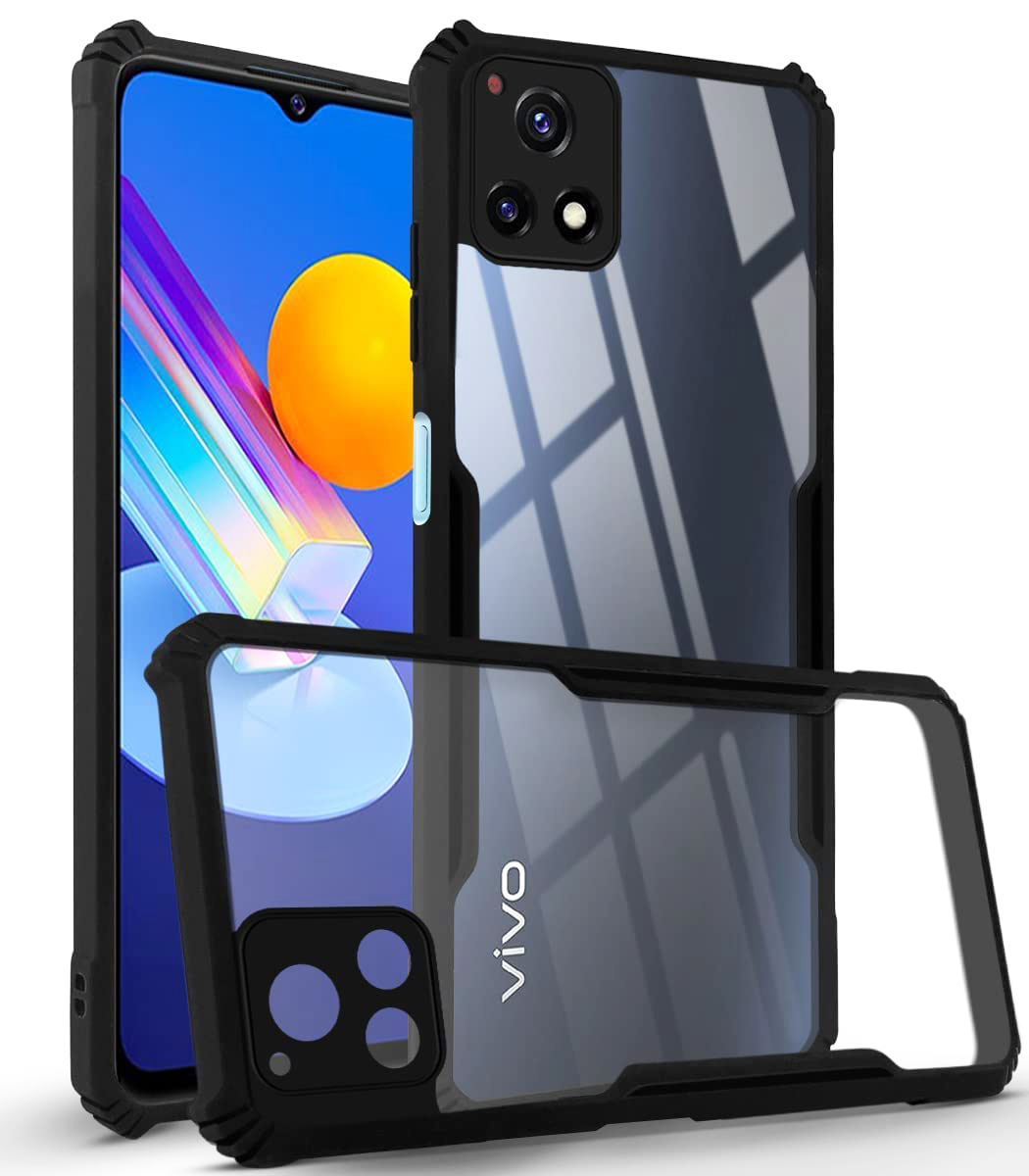 Black Border - Transparent Back iPaky Mobile Back Cover Case