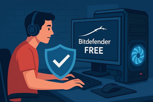 Protecting your gaming PC for free with Bitdefender Free