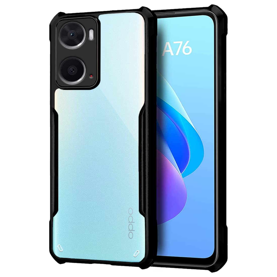 Black Border - Transparent Back iPaky Mobile Back Cover Case
