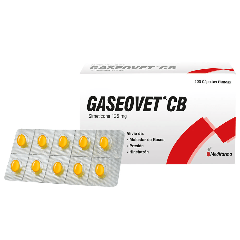 Gaseovet Cb 125 Mg Cja/100 Cap