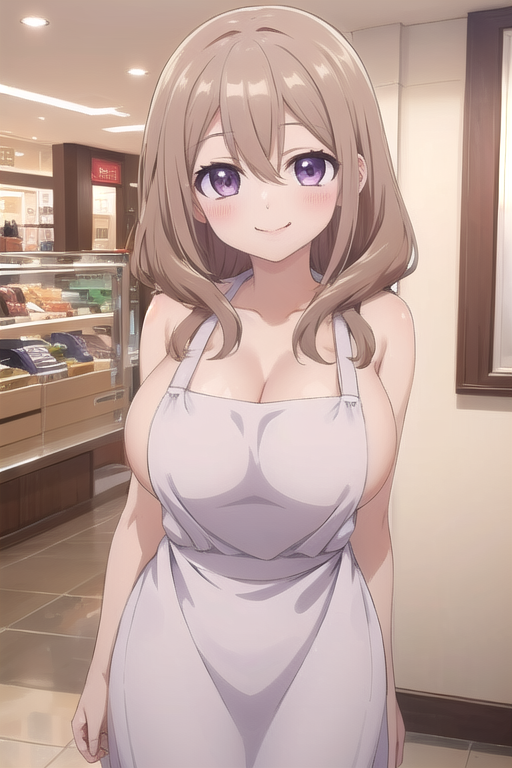 Blessed the naked apron by with ai art, Marin Kitagawa, My Dress-Up Darling