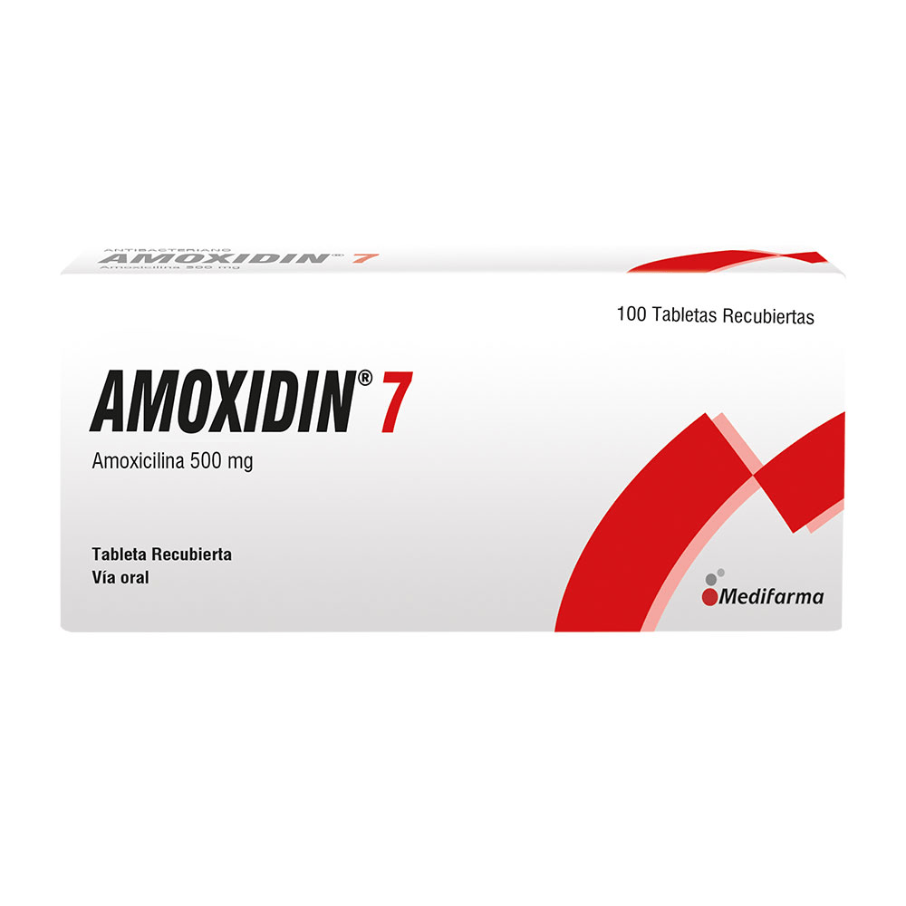 Amoxidin 7 500 Mg Cja/100 Tab