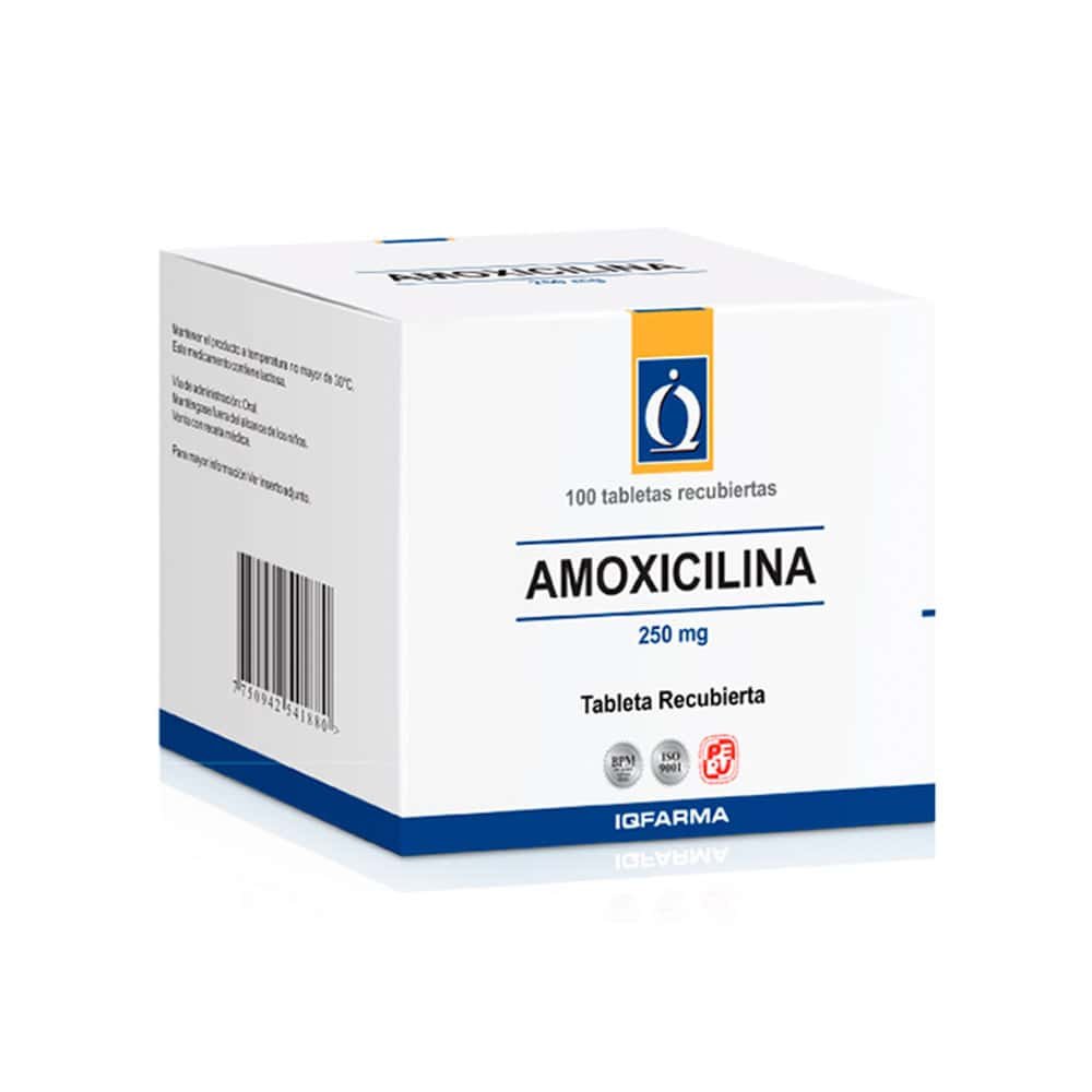 Amoxicilina 250Mg Tab Rec
