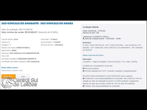 ITEM326 - Casa nº 210, com 200,00m² de área de terreno, no Lot. Cidade Jardim Olho Dagua, em SAO GO...