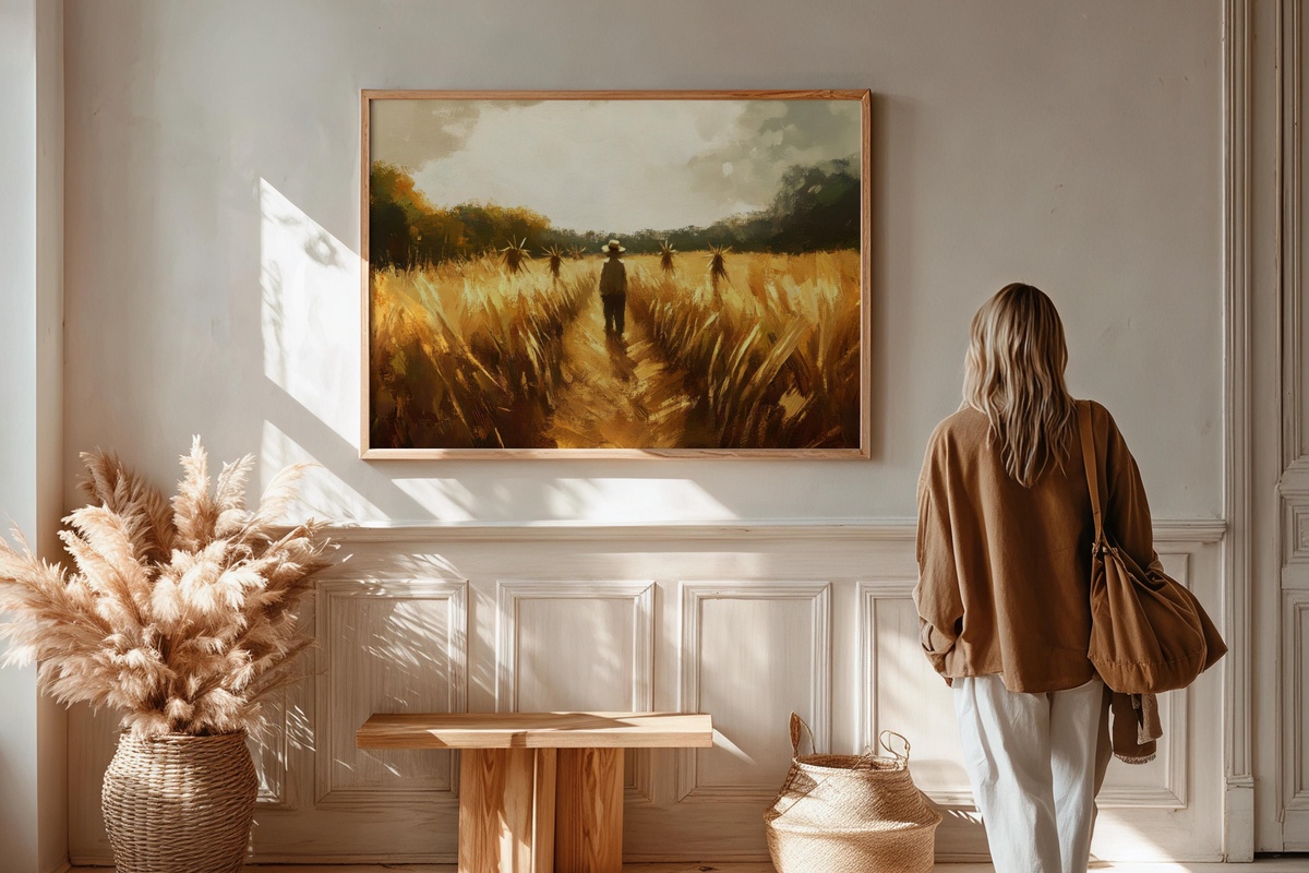Scarecrow's Autumn Guard Printable Wall Art