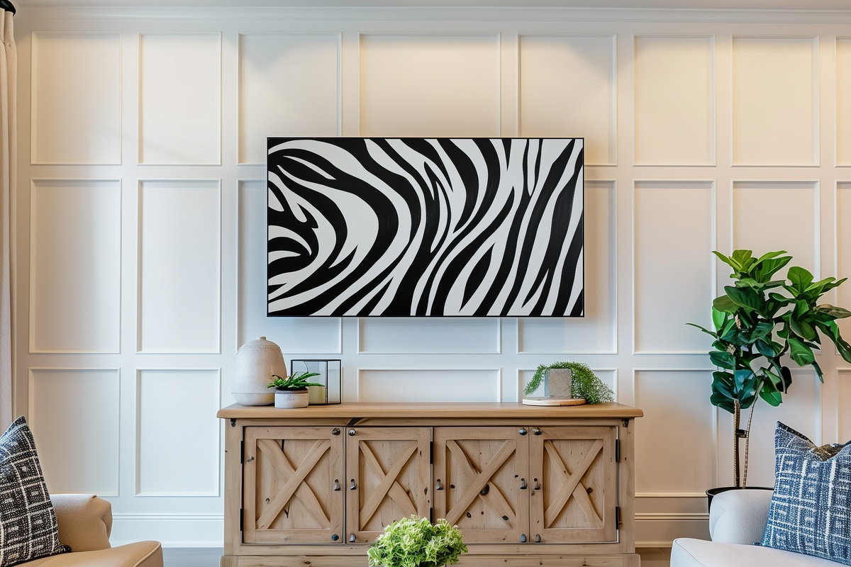 Earthy Landscape Harmony Frame TV Art