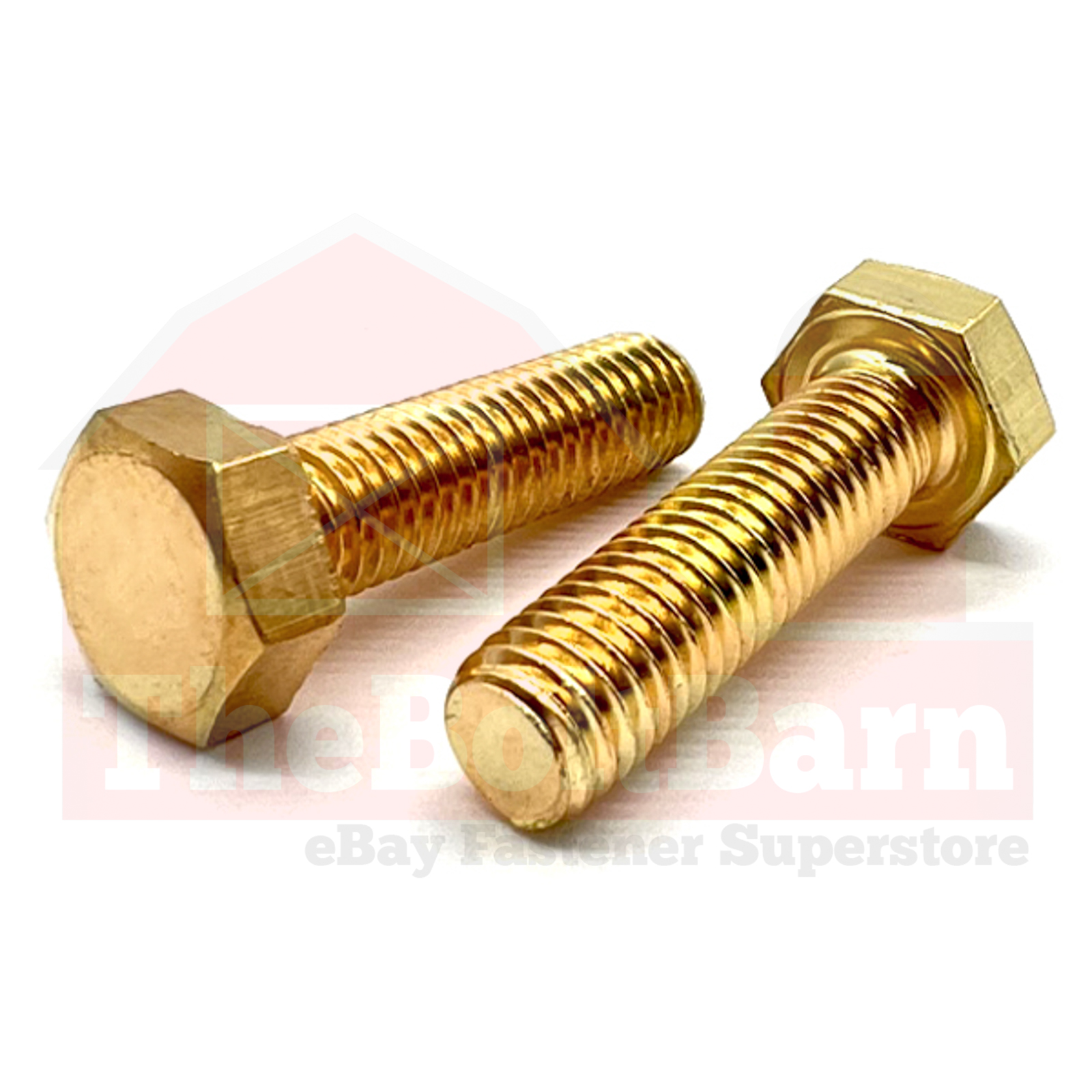 Tornillos hexagonales de latón M6-1.0 (elige longitud y cantidad) - Imagen 2 de 8