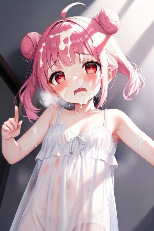 AI作品⑯ by 岡田直政(AIアカウント) with girl, bukkake